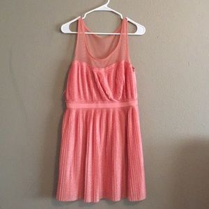 Pink polka dot pinup dress